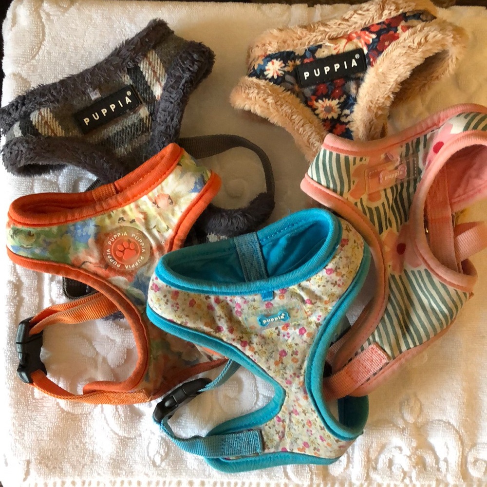 Puppia harnesses (set of 5)